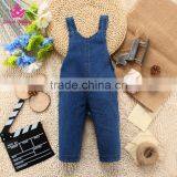 Spring Stylish Baby Jeans Cute Animal Pattern Overalls Children Denim Overalls Fashion Strap Jeans thumbnail-3