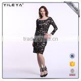 Elegant Short Straight Black Crochet Dress,black Short Dress thumbnail-4