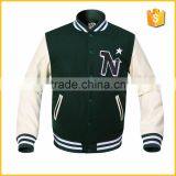 2015 New Fashion Customize Logo Mens Softshell Baseball Padded Bomber Jacket Wholesale Stylish Varsity Letterman College Jackets thumbnail-2