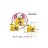 Hong Kong Clip, Memo & Pen Holder Clock thumbnail-1