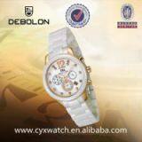 Beautiful Women/ladies Ceramic Wristwatch With Six Hands and Lovely Designs thumbnail-1