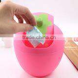 Creative Small Strawberry Shaped Plastic Table Trash Can thumbnail-3