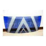 Safety Bent Laminated Curved Tempered Glass Blue For Skylight thumbnail-1