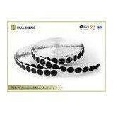 Fire Retardant Self-Stick Hook And Loop Tape , Black Adhesive Tape