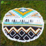 Creative Beach Towel Round Towel 150 cm Thick Large Soft Round Beach Towels With Tassel thumbnail-3