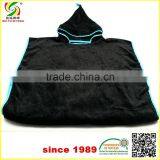 100% Cotton Changing Robe Hooded Towel Custom Suft Poncho thumbnail-1