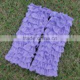 Fashion Dance Lace Ruffle Multiple Layers Socks Colorful Knit Baby Legs Leg Warmers thumbnail-3