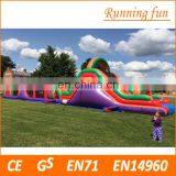 Hot Selling Long Wipeout Inflatable Obstacle Course, Adult Inflatable Obstacle Course thumbnail-3
