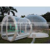 Top Quality PVC Material Inflatable Transparent Lodge Tent for Event Bubble Tent for Event,romantic Clear Multi-room Tent thumbnail-2