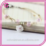 Korean floral sweet national style and simple ceramic bracelet