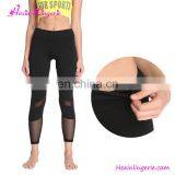 Wholesale Sport Leggings ODM Long Slimming Black Spandex Black Yoga Pants