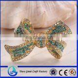 Fashionable Women Temperament Types of High-grade Crystal Bow Brooch Fashion Jewelry Crystal thumbnail-1