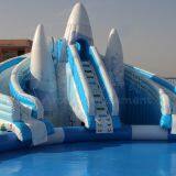 Inflatable Water Park Inflatable Aqua Park Water Slide With Swimming Pool for Sale thumbnail-3