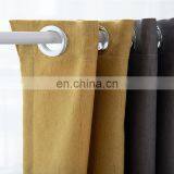 Custom Plain Color Special Texture Fashion Elegant Faux Linen Patchwork Curtain For Home Hotels Decoration thumbnail-7
