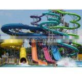 High Quality Super Tube Tunnel Water Park Slides, Tall Loops and Trilling Large Fiberglass Water Slides for Sale thumbnail-1