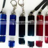 Promotional Retractable Flat Led Light Keychain Flashlight thumbnail-3