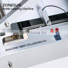 ZONESUN TB-50 Electric Sticker Glass Ampoule Vial Plastic Round Bottle Labeling Machine thumbnail-2