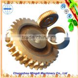 electronics components/metal gears small Pinion Brass Worm Gears transmission Alloy Wheel Screw Shaft For Printing Machines