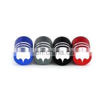 Custom Aluminum Dust Valve Caps Tyre Punisher Skull Black thumbnail-5