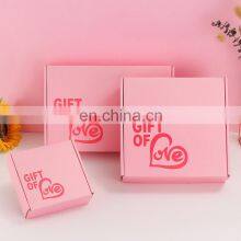 China Supplier Delivery Corrugated Paper Cardboard Gift Thanks Mailer Boxes Clothing Shoes Custom Packing Cardboard Shipping Box thumbnail-5