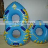2013 hot sell inflatable double water ski tube, sigle water tube