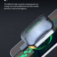 TWS Wireless Earphone Hifi Stereo Surround Mini Earbuds Touch Control LED Display 800mAh Large Capacity Sport Music Headset thumbnail-3