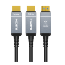 OEM Factory Wholesale Aluminum Alloy 4K Fiber Optic HDMI2.0 AOC-Active Optical Cable-AM to AM thumbnail-2