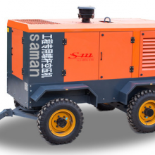 The Saman Mobile Screw Air Compressor is Easy to Operate, Highly Reliable and Has Good Power Balance. thumbnail-1