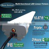 Intelligent Emergency Suspended Led Tri Proof Light 100-277V American Standard Led Light thumbnail-3
