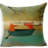 Fox Printed High Quality Canvas Pillow Covers Wholesale thumbnail-3