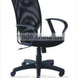 Movable Plastic Mesh Back Chinese Office Chair With Fixed Armrest thumbnail-4