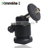 1/4" Mini Ball Head Bracket/Holder/Mount for Canon/Nikon Tripod Hot Shoe Flash thumbnail-1