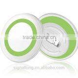 Factory Wholesale Fast Charging QI Wireless Charger Wireless Charger Pad Built In USB Cable For Samsum S6 All Smart Phone thumbnail-4