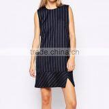 Navy Blue Sheath Dress Woman Clothes Hippie Tent Dress thumbnail-1