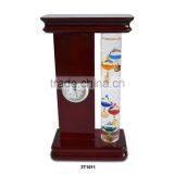 Home Weather Station: Galileo Thermometer, Hygrometer and Quartz Clock thumbnail-4