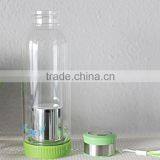 500ml Car Sport Outdoor Portable Sports High Borosilicate Tea Filter Glass Water Bottle With Tea Infuser 2015 thumbnail-3