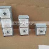 MHOME Wooden Drawer Box Set of 3 thumbnail-1