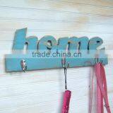 French Country Style Blue Doorway Handbag Hanger With Letter Home