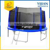 Wholesale outdoor fitness trampoline with trampoline fabric and ladder
