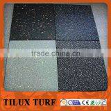 Gym Anti-slip Rubber Flooring With 1 Meter Length Good Quality Rubber Tiles