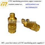 Factory Custom CNC Machining Precision Stainless Steel/ Copper/ Brass Connectors thumbnail-3