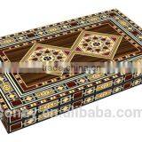 Popular Wooden Backgammon Board Game thumbnail-4