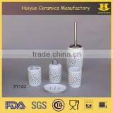 Ceramic Toothbrush Cup Set, Bathroom Accessories Set, Tumbler thumbnail-3