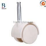 ISO Certificasted China 2' White Directional Double Swivel Metal Pin Caster Wheels for Cleaner thumbnail-3