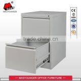 High Quality Anti-tilt Construction 2 Drawers Vertical Steel Filing Cabinet thumbnail-2