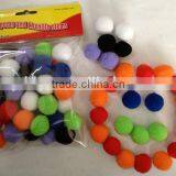 Beautiful Yellow Pom Pom With High Quality Low Price for Christmas Decorations thumbnail-3