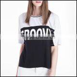 Wholesale Womens Round Neck Custom Screen Printed Tshirts