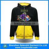 Embroidery Zipper Hoodie Polar Fleece Sweatshirts thumbnail-1