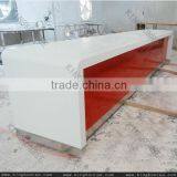 Custom Design Large Acrylic Solid Surface Reception Desk