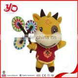 ICTI China Factory Plush Stuffed Cow Toy, Plush Cow, Cow Plush Toys thumbnail-5